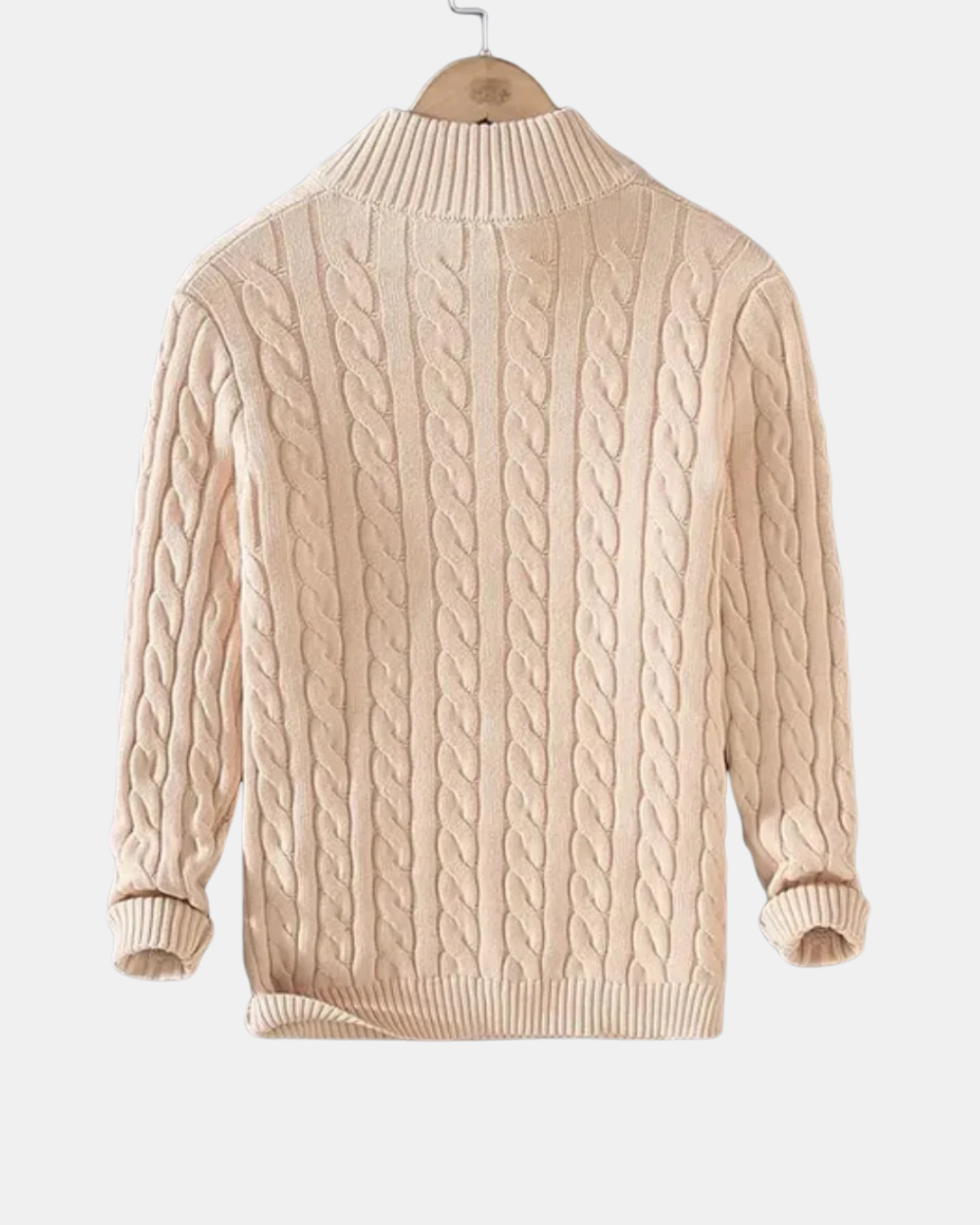 Pietro Pullover mit halbem Reißverschluss