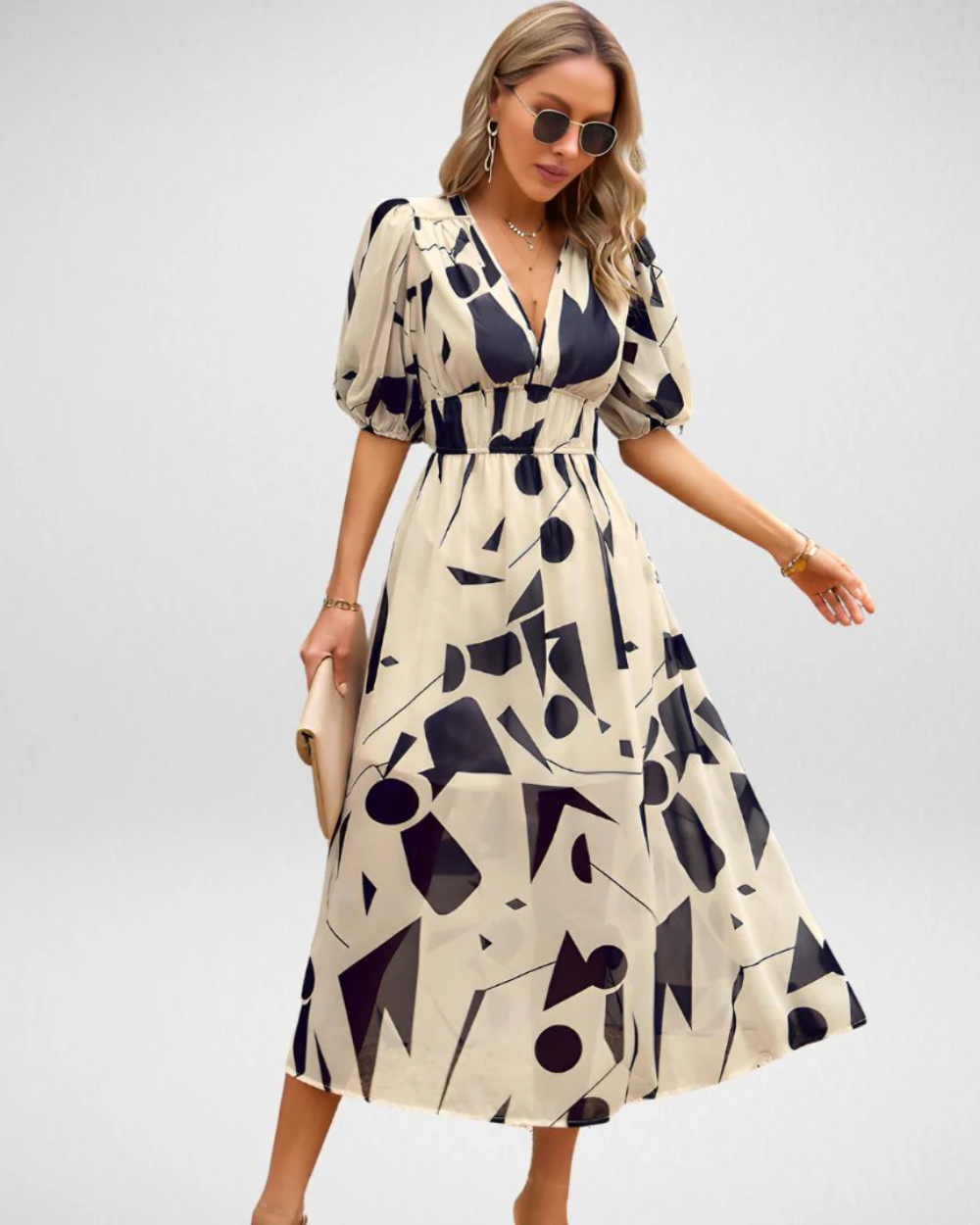 Venedig Elegantes Langes Kleid