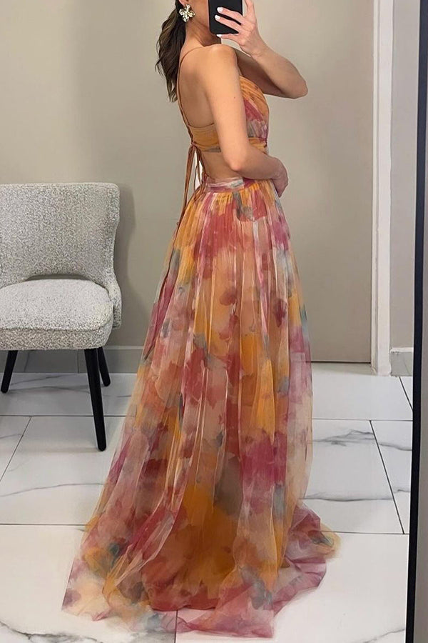 Elegantes langes Kleid