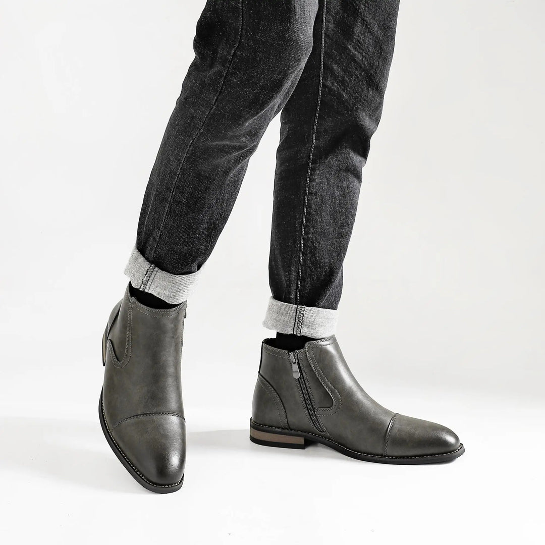 Chelsea-Stiefel aus Leder