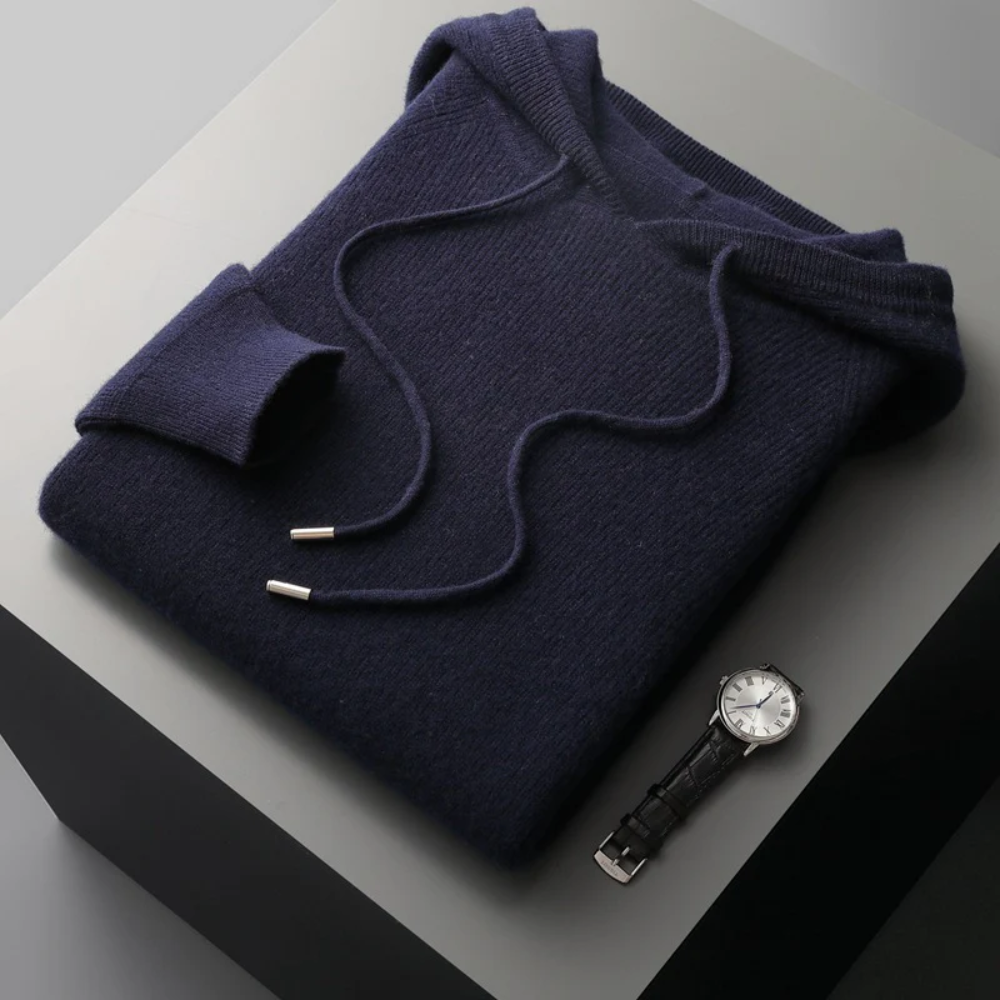 Arezzo Kapuzenpullover aus Merinowolle