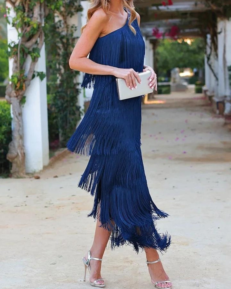Elegantes Kleid mit Fransen