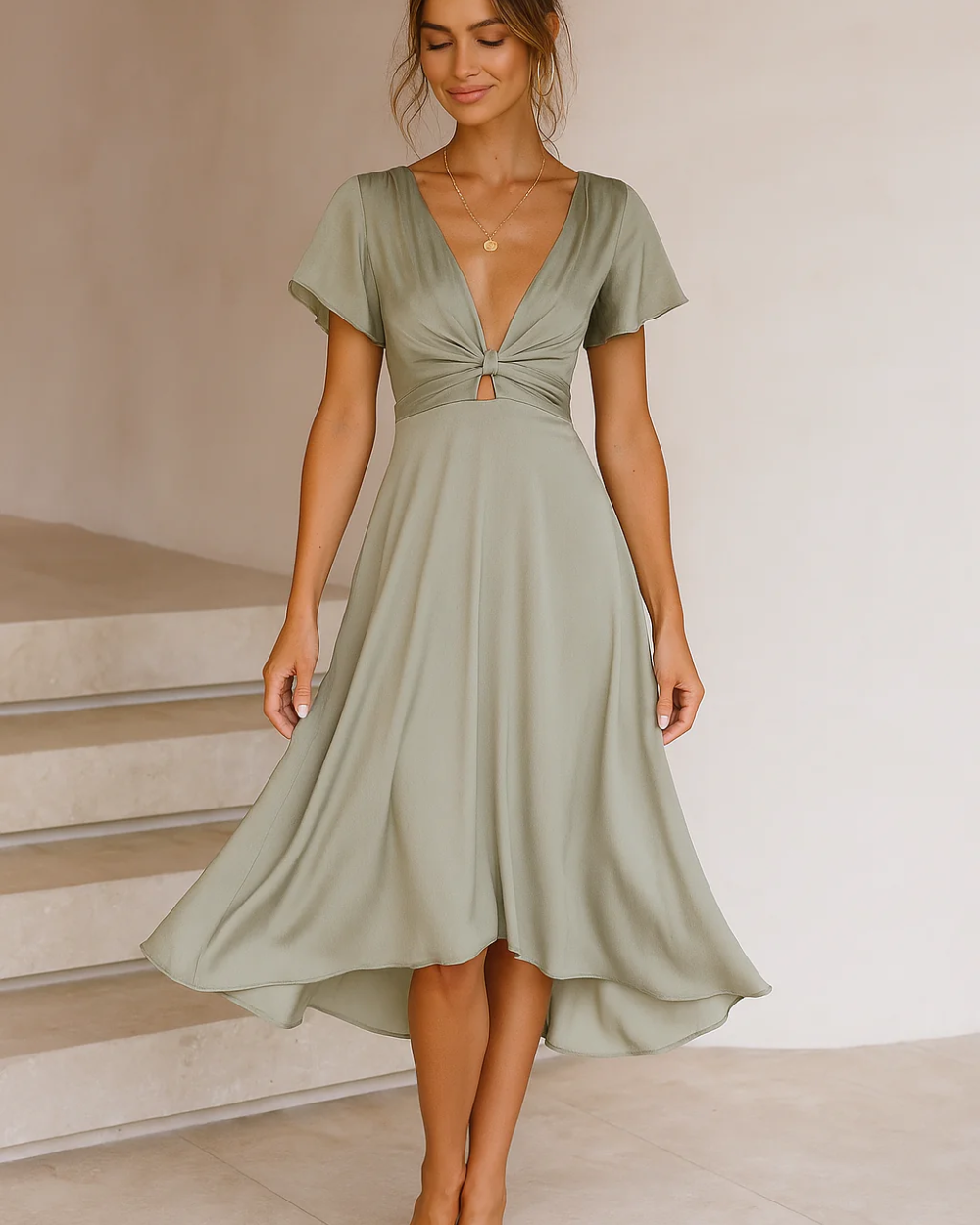 Malaga Elegantes Damenkleid