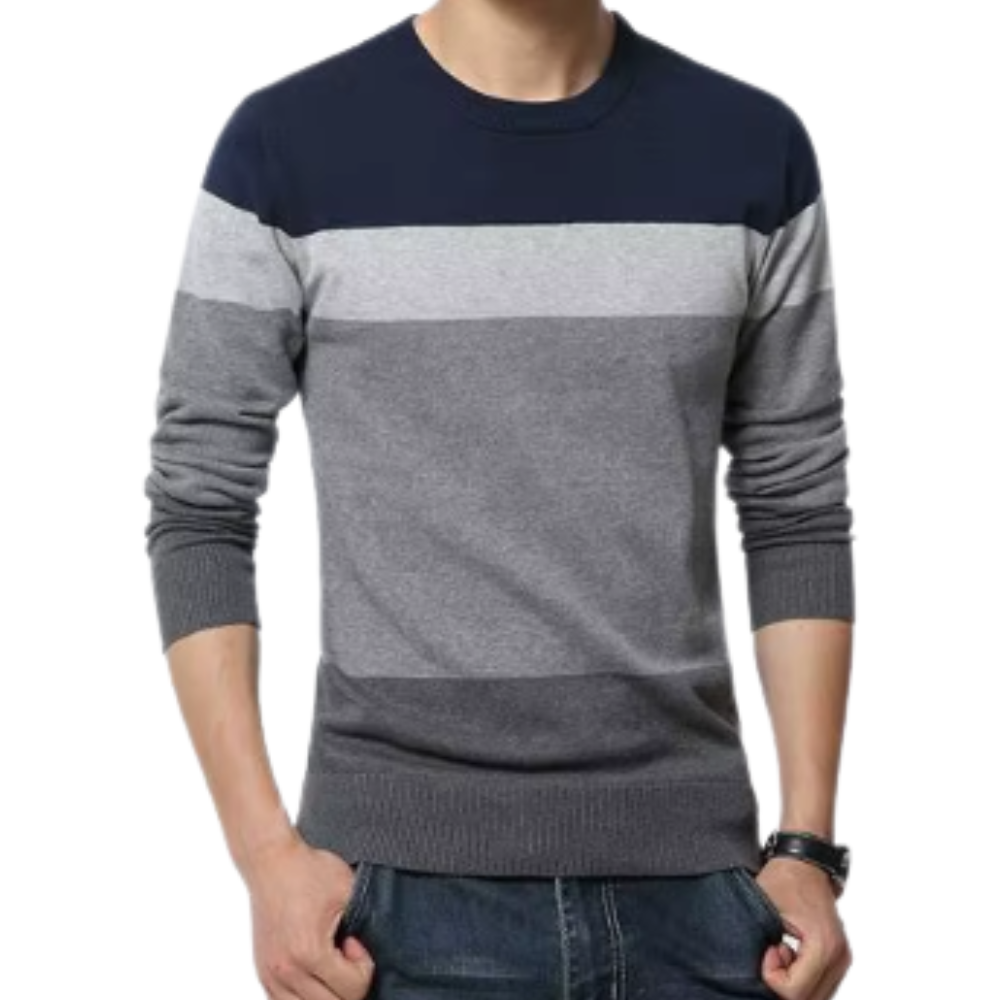 Lässiger Herrenpullover aus Baumwolle