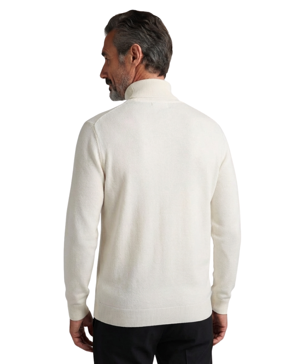 Eleganter Rollkragenpullover aus Baumwolle