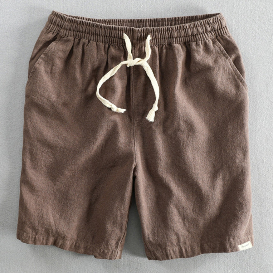 Shorts aus Baumwolle im japanischen Stil