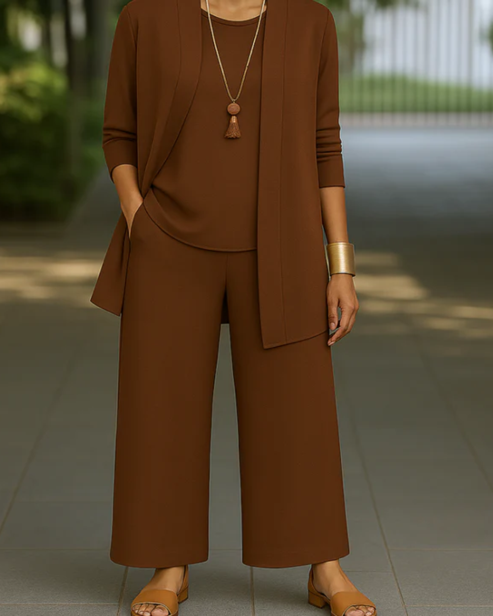 Elegantes Frühlingsset