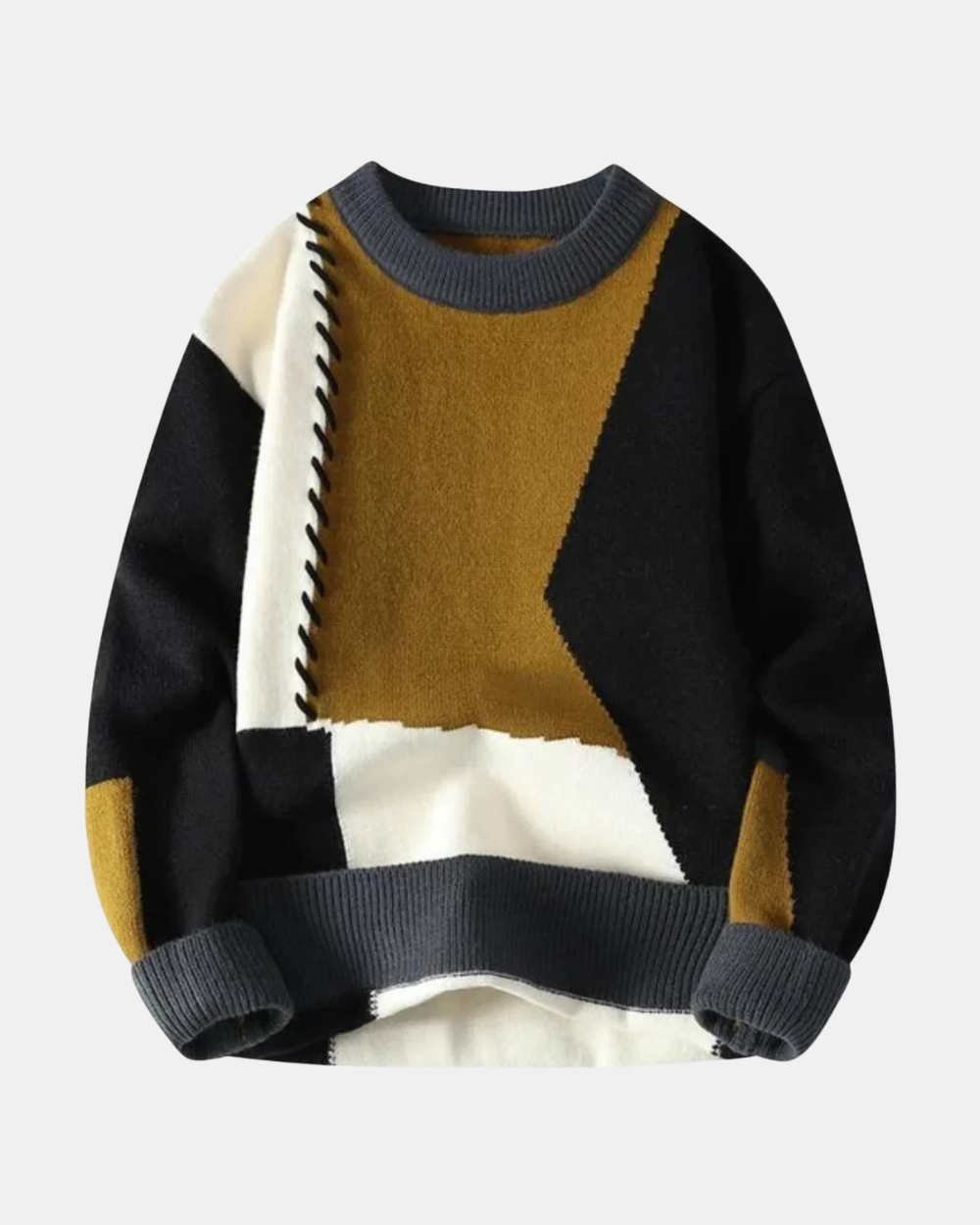 Amadeo Patchwork-Pullover