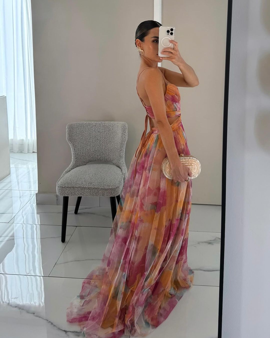 Elegantes langes Kleid