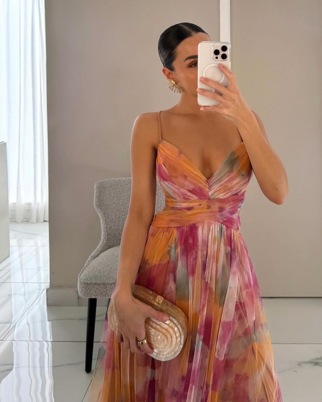 Elegantes langes Kleid