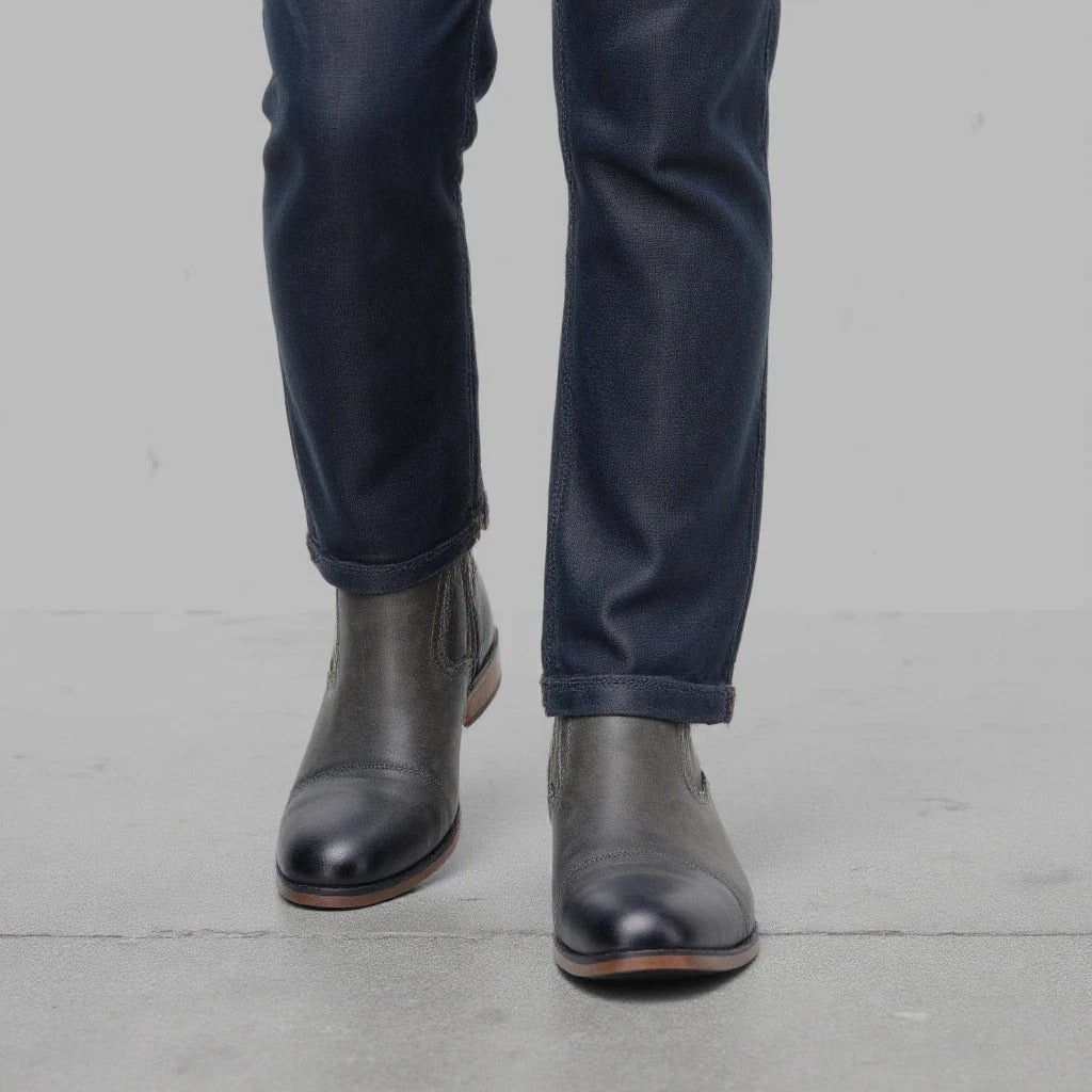 Chelsea-Stiefel aus Leder