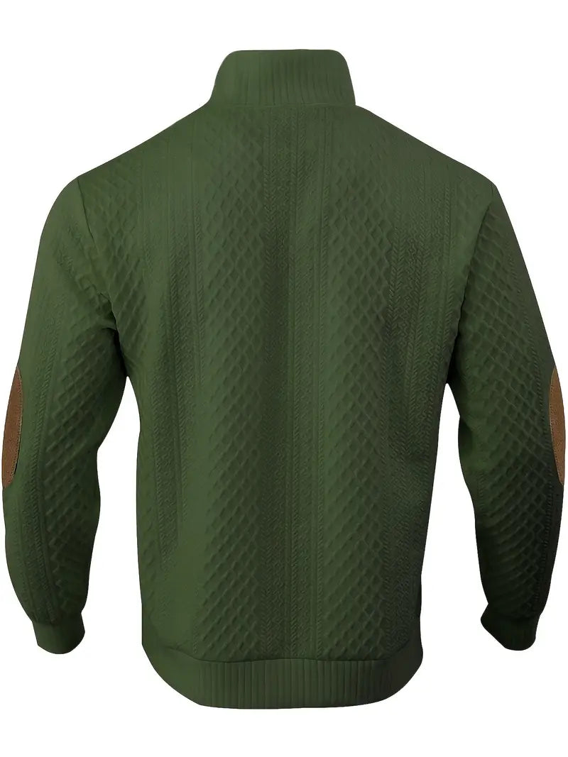 Eleganter Knopf-Pullover