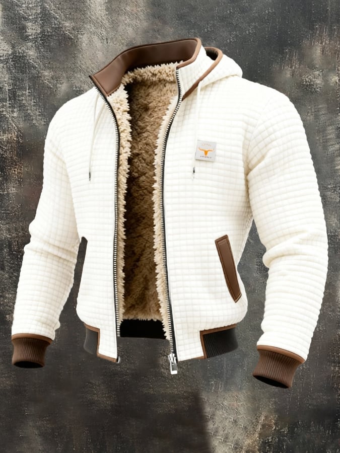 Mit Fleece gefütterte Winterjacke