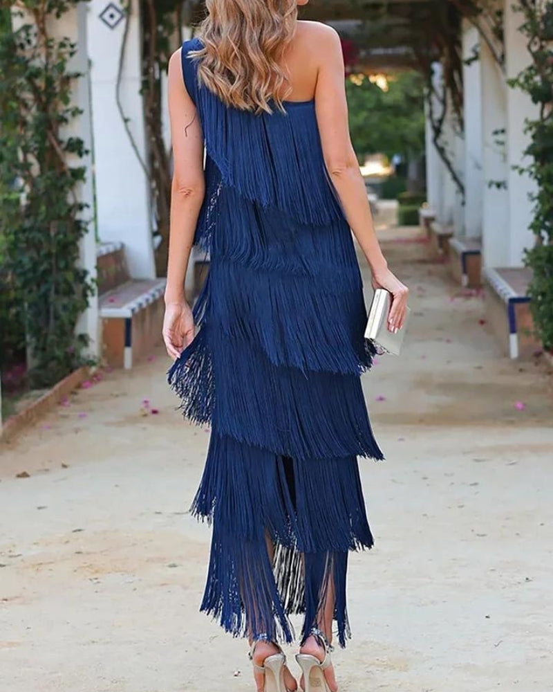 Elegantes Kleid mit Fransen