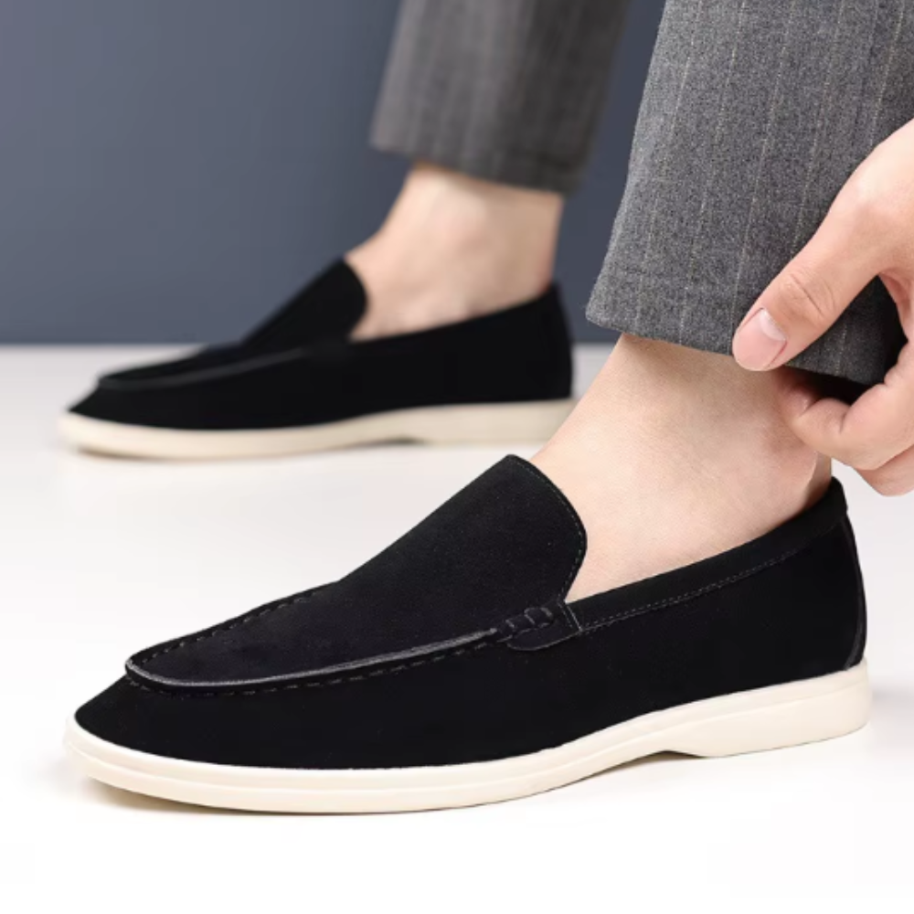 Klassische Wildleder-Loafer