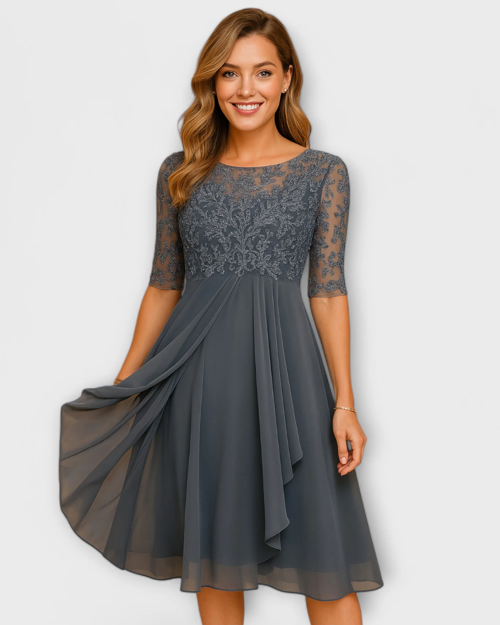 Schickes Frauenkleid