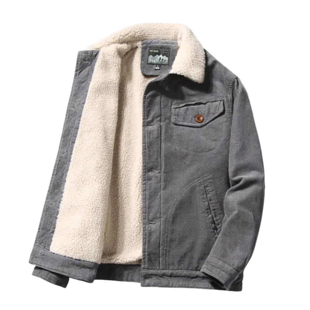 Winterjacke aus Samt