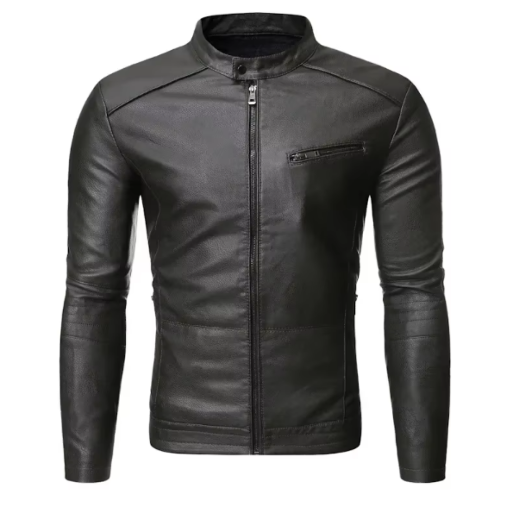 Elegante Lederjacke