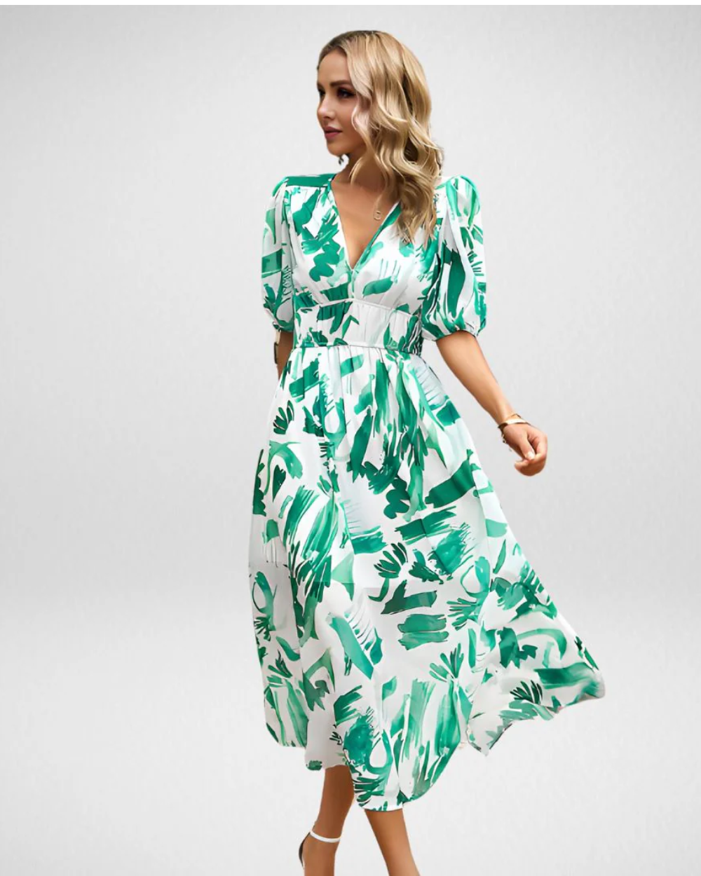 Venedig Elegantes Langes Kleid
