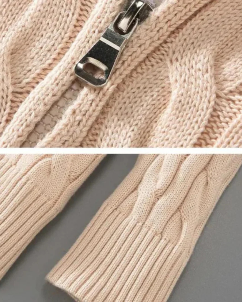 Pietro Pullover mit halbem Reißverschluss