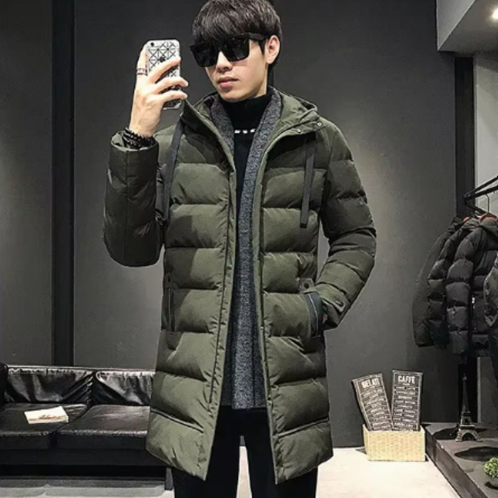 Lange Winterjacke für Männer