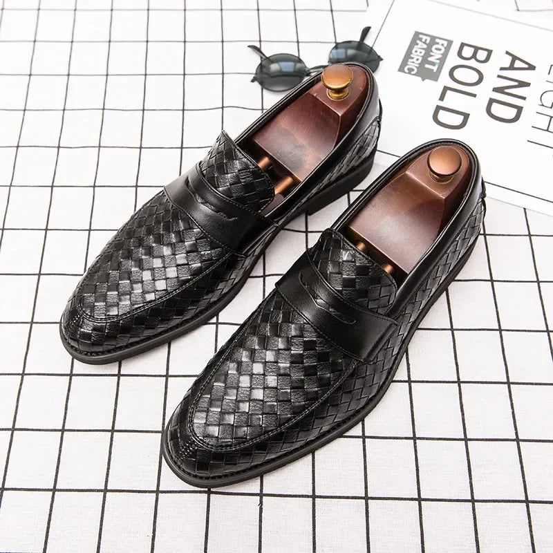 Elegante gewebte Loafers