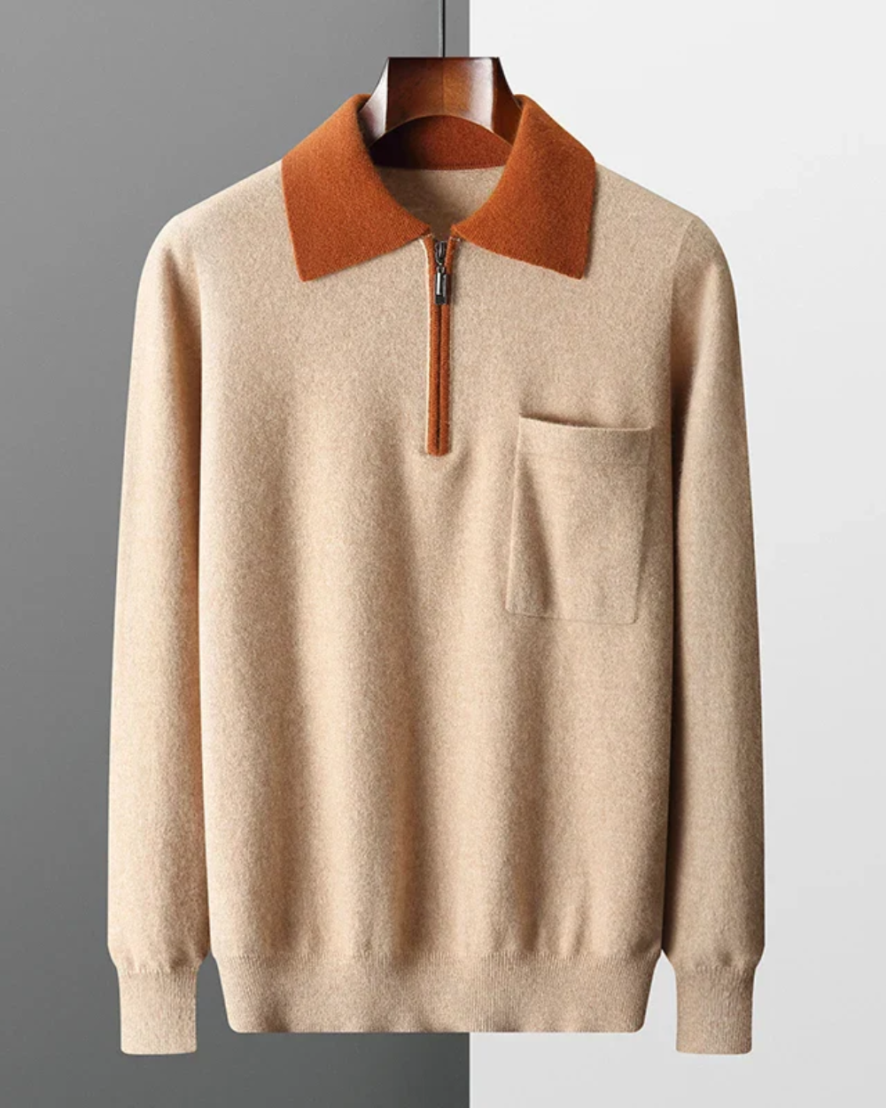 Castelle Kaschmir Zip Up Polo