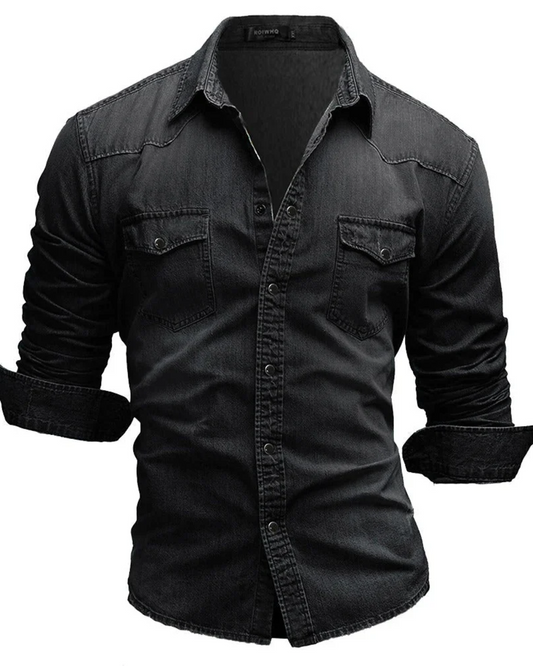 Denim-Hemd