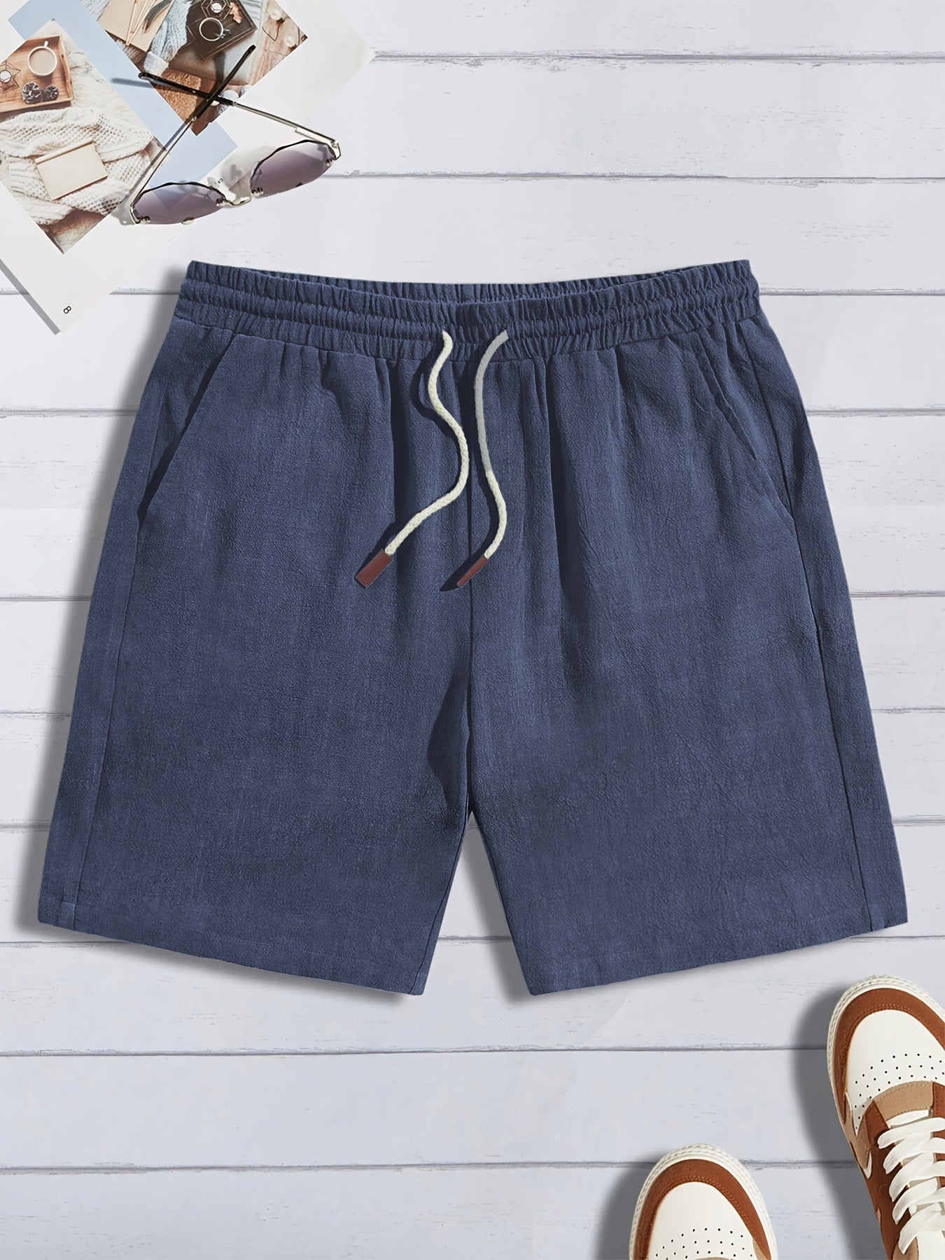 Lässige Leinen-Shorts