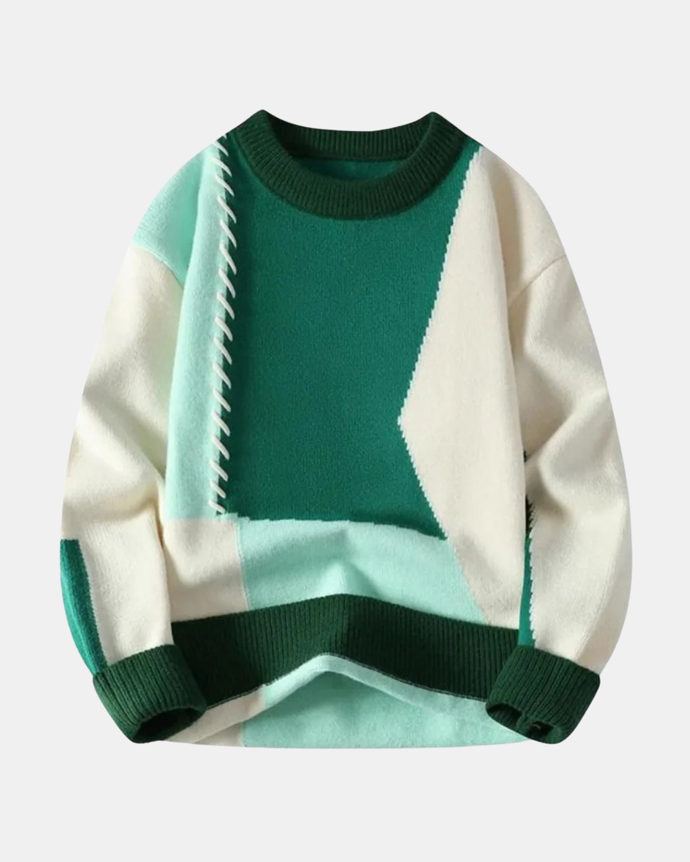 Amadeo Patchwork-Pullover