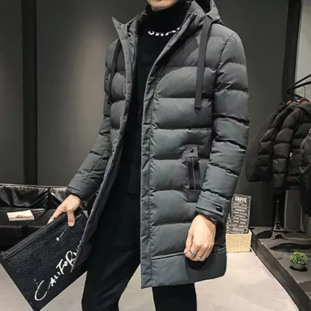 Lange Winterjacke für Männer