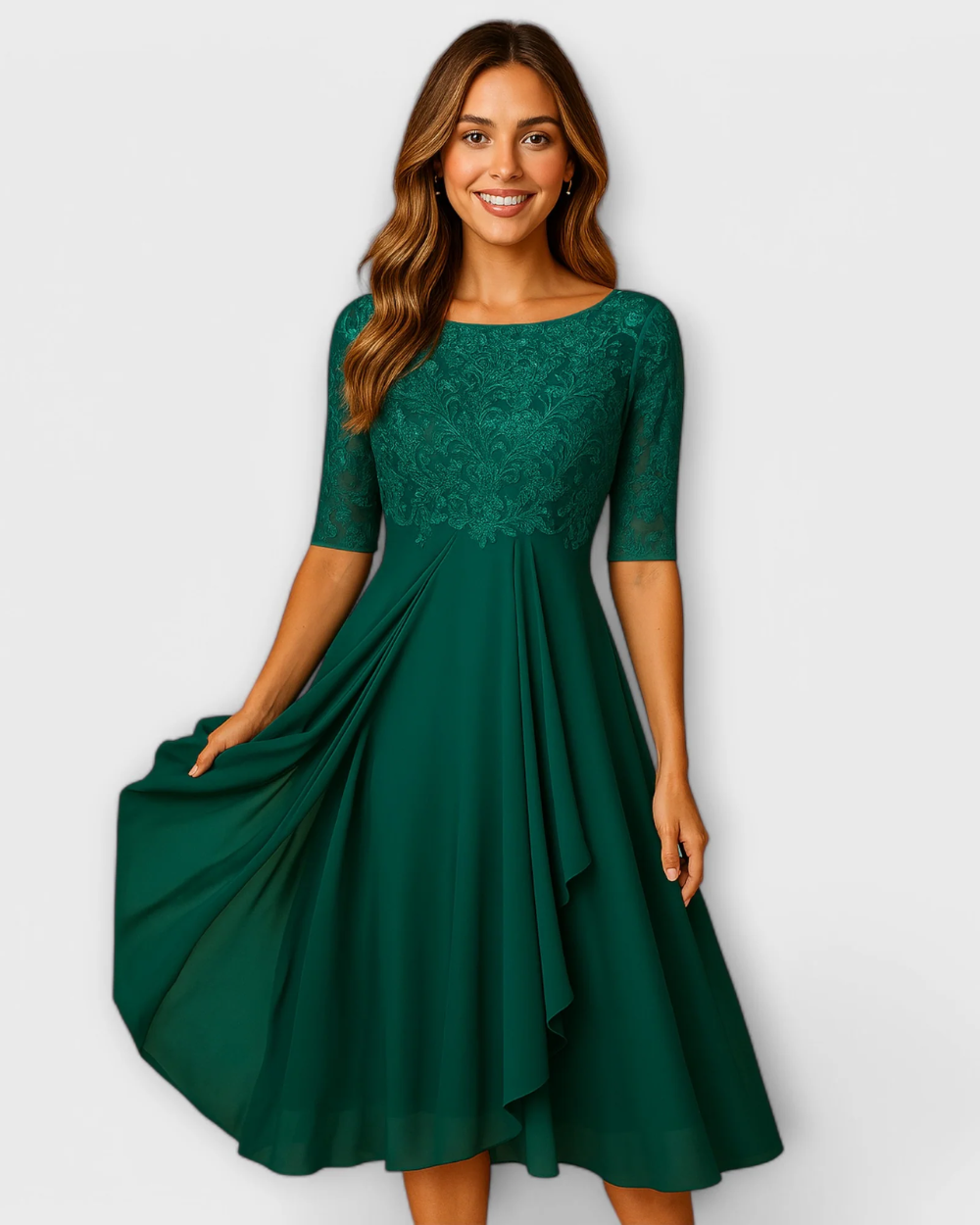 Schickes Frauenkleid