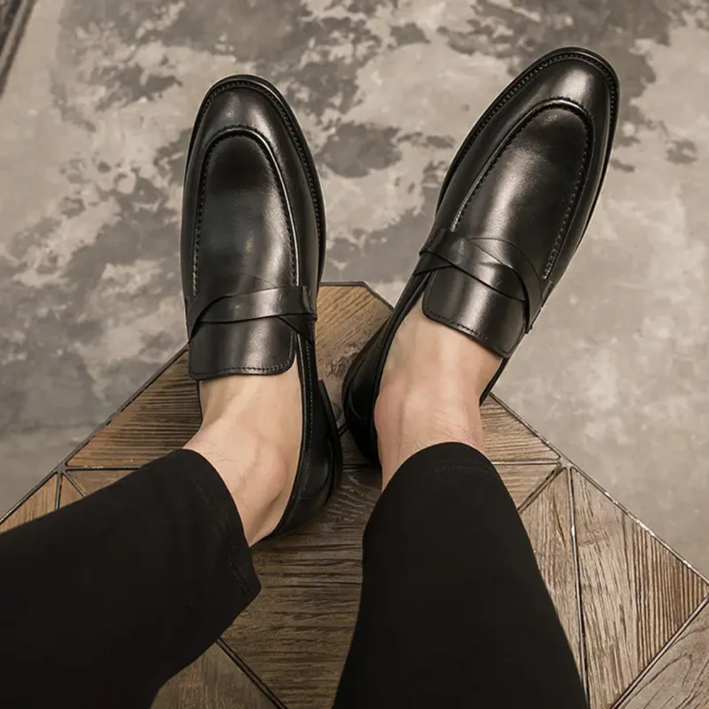 Schicke Leder-Loafer