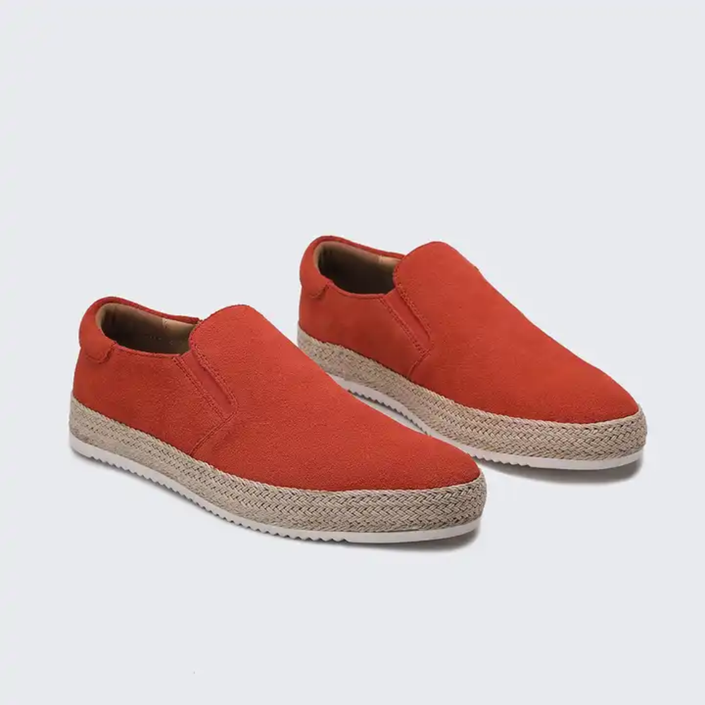 Sommer-Loafers aus Wildleder