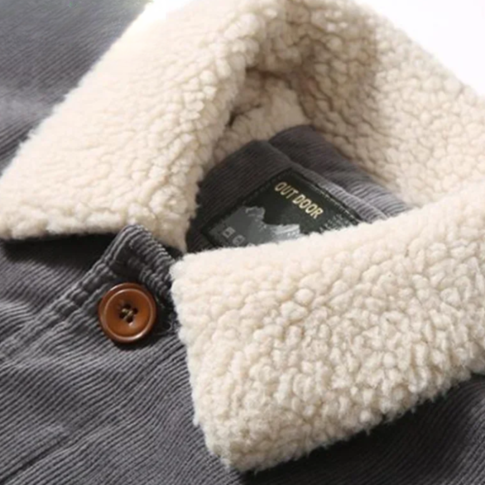 Winterjacke aus Samt