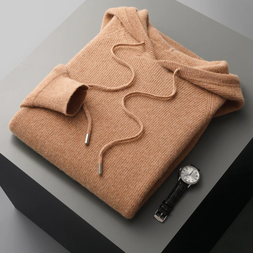 Arezzo Kapuzenpullover aus Merinowolle
