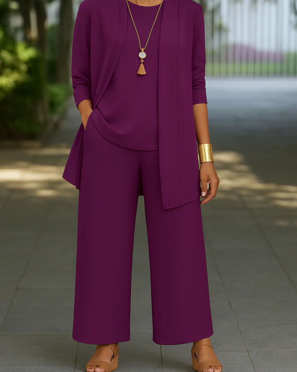 Elegantes Frühlingsset
