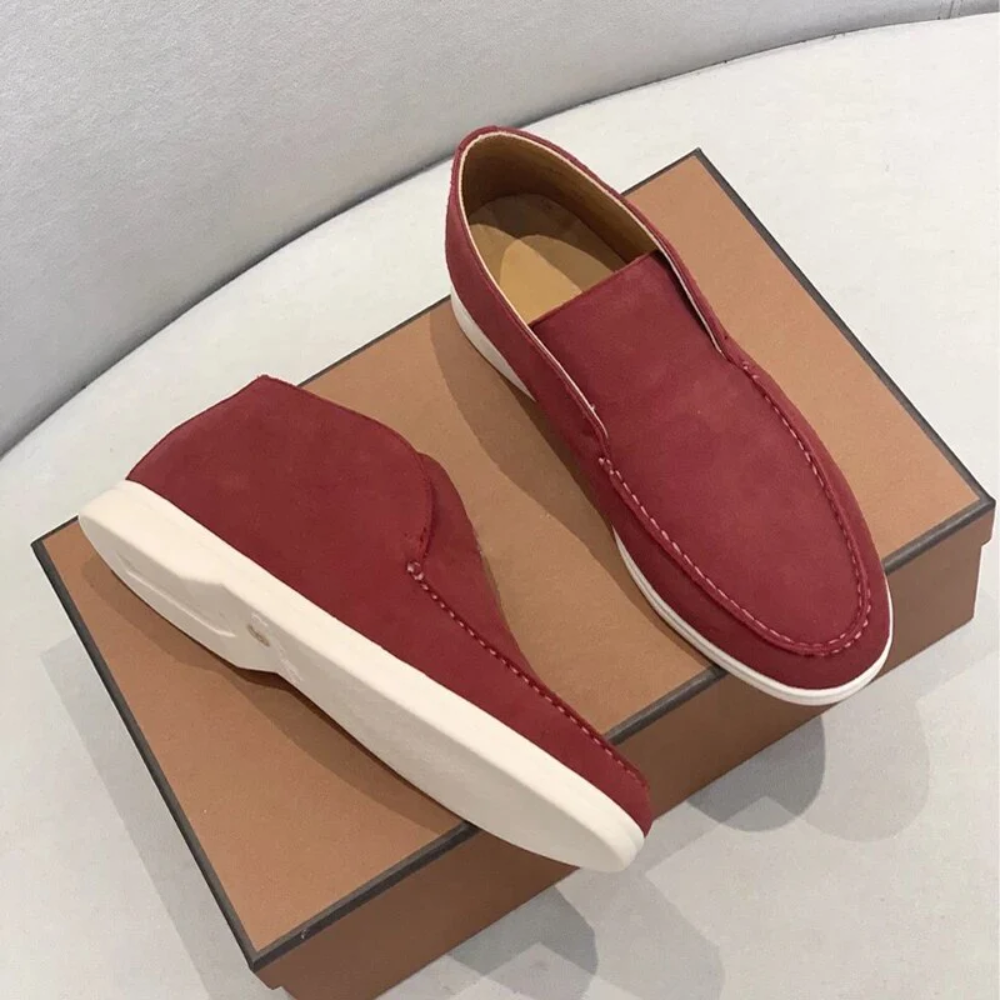 Lässige Wildleder-Loafer