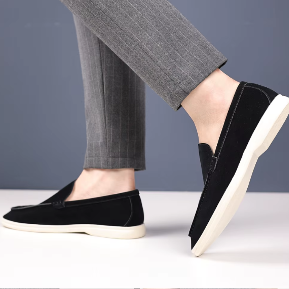 Luxuriöse Wildleder-Loafer