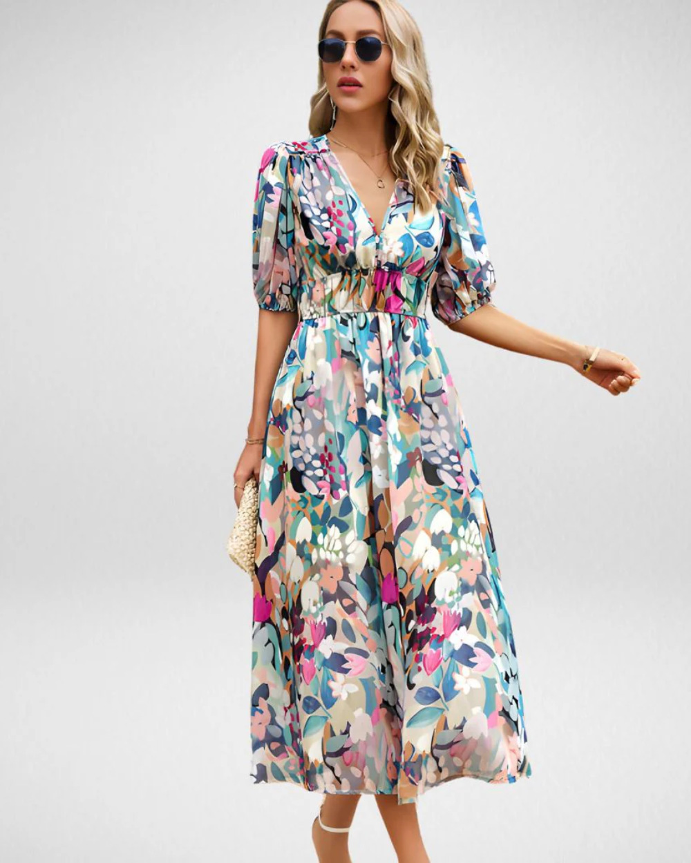 Venedig Elegantes Langes Kleid