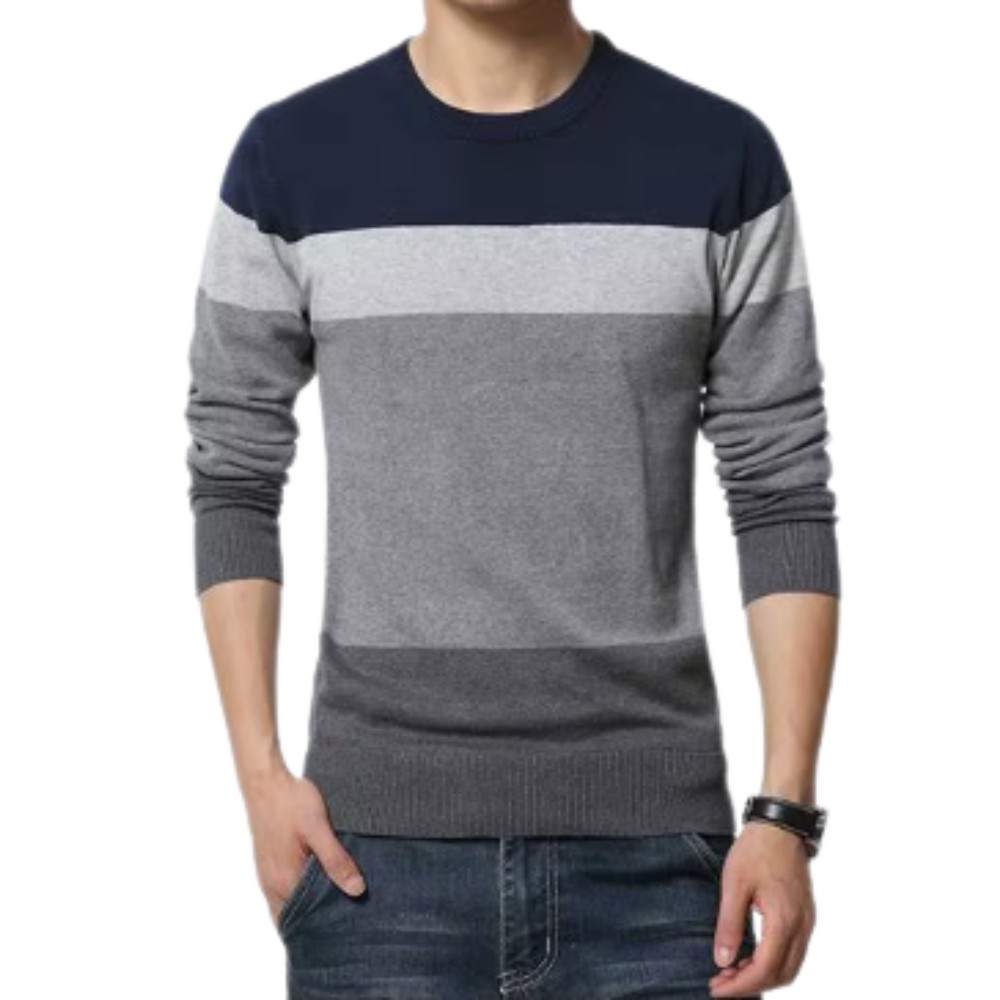 Lässiger Herrenpullover aus Baumwolle