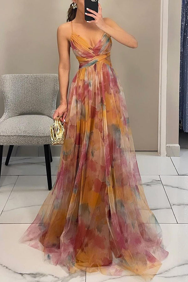 Elegantes langes Kleid