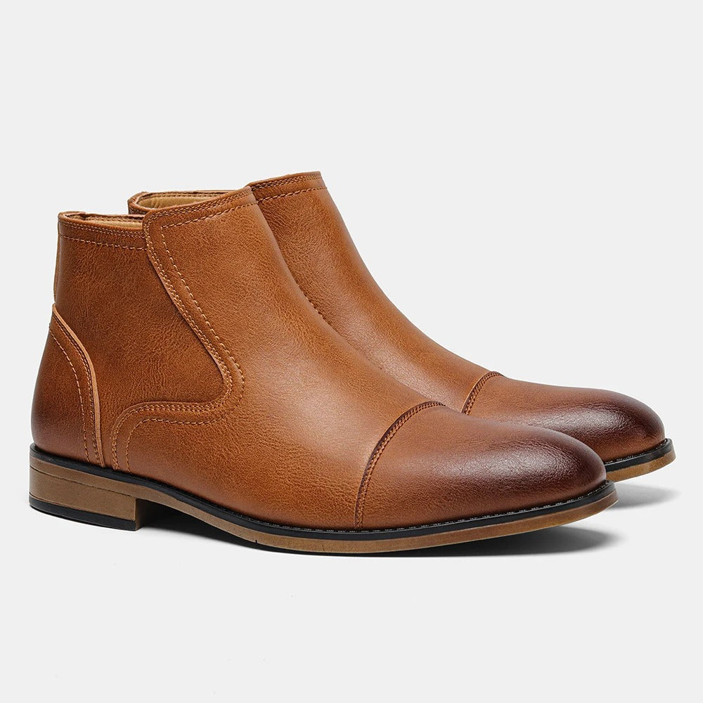 Chelsea-Stiefel aus Leder