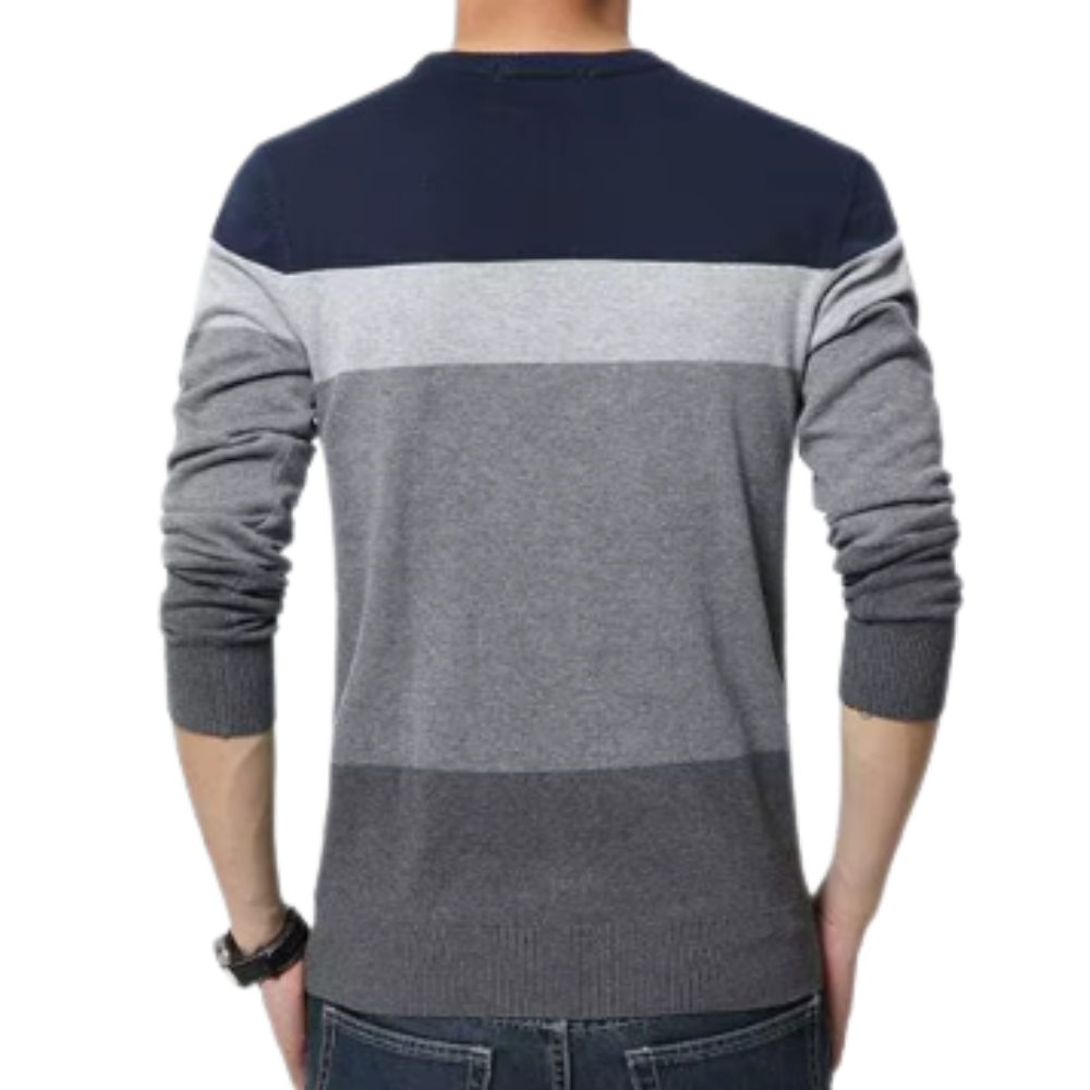 Lässiger Herrenpullover aus Baumwolle