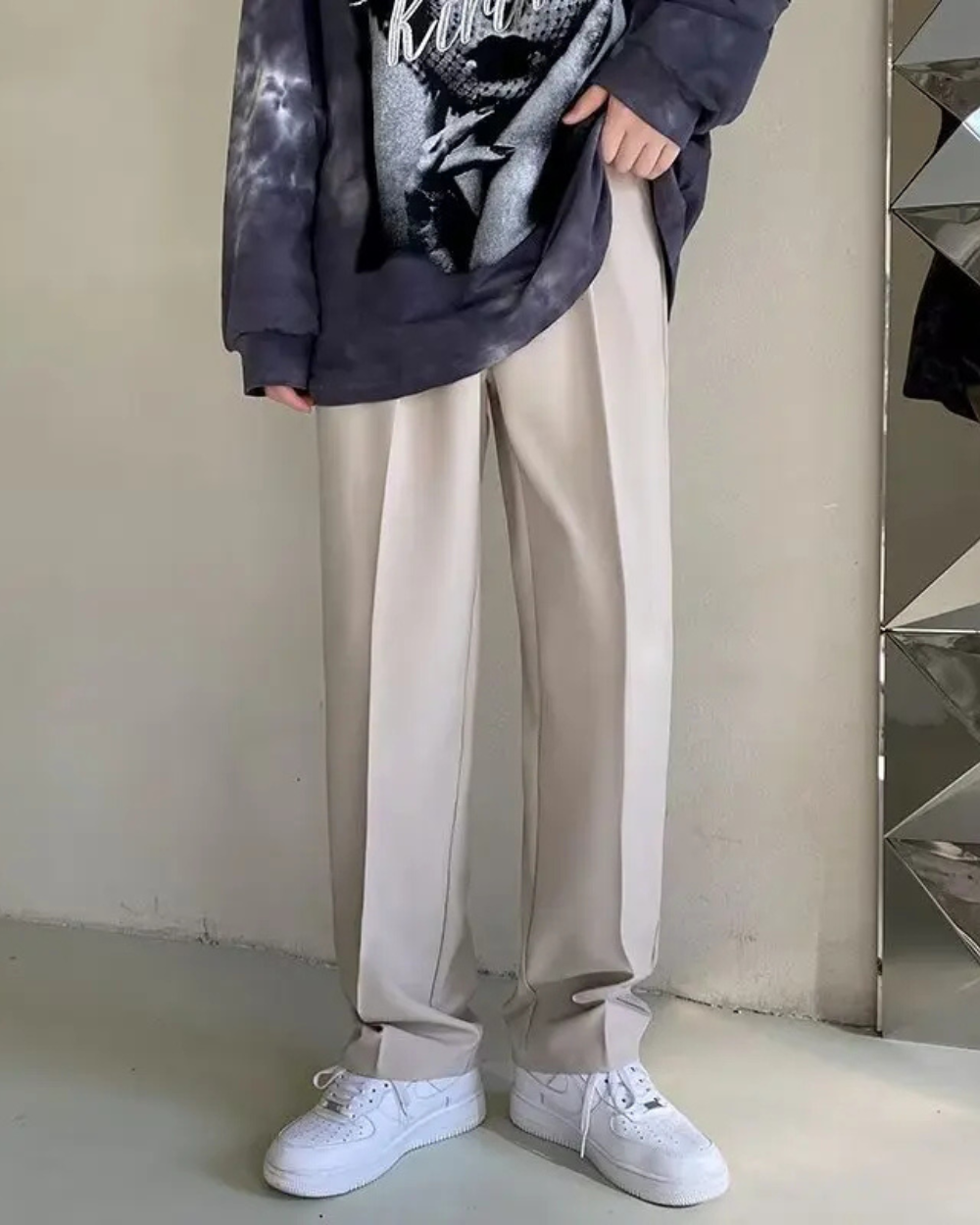 Milan Weit geschnittener Pantalon