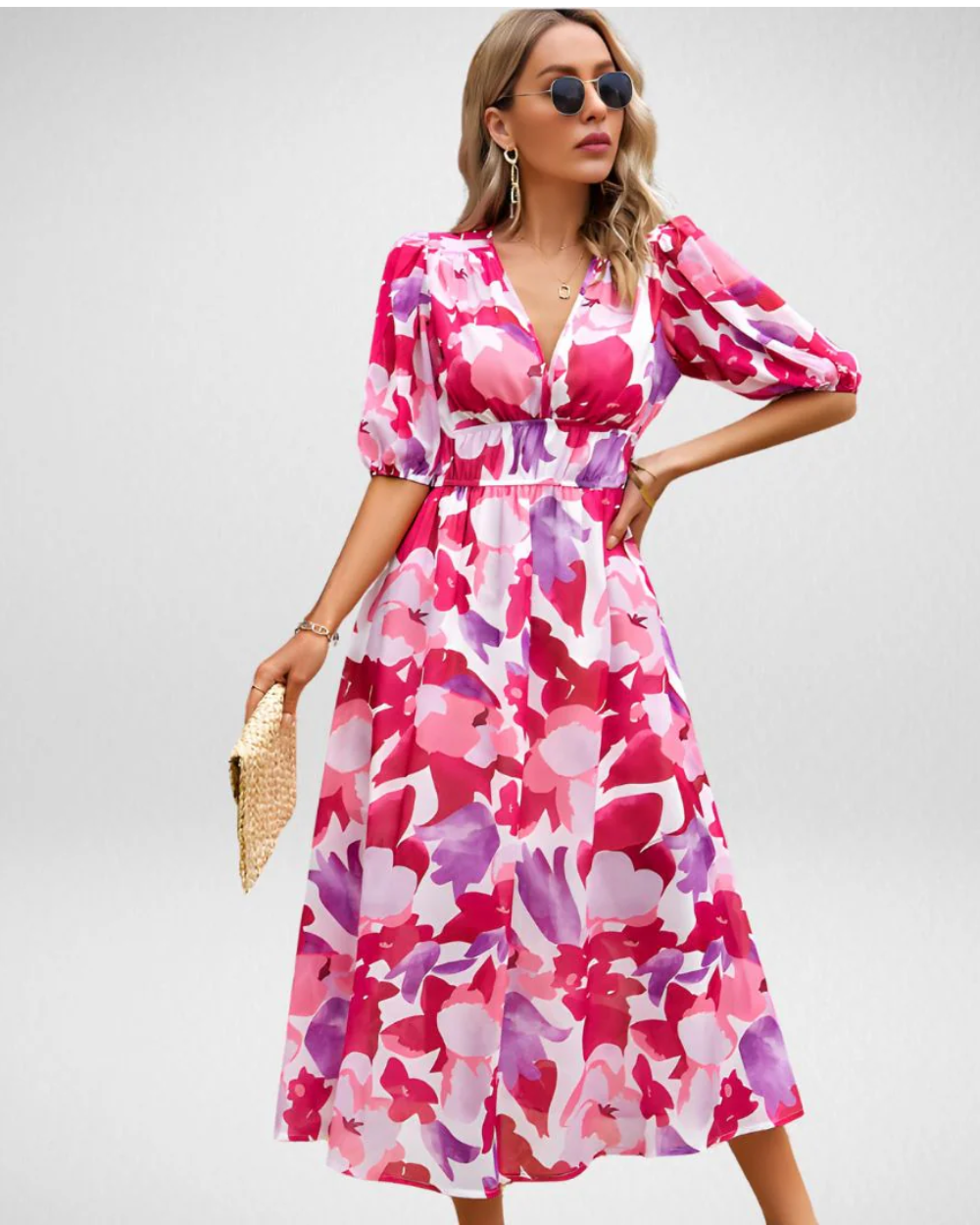 Venedig Elegantes Langes Kleid