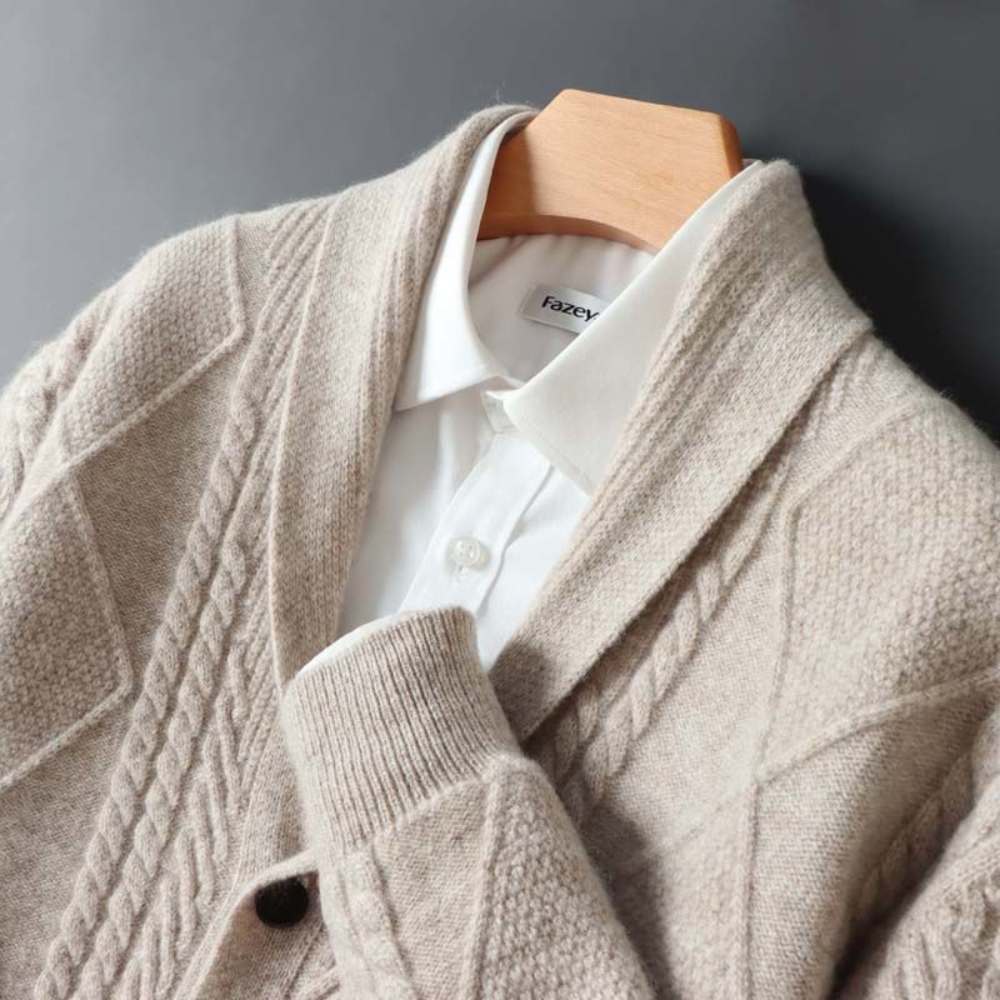 Savoca Strickjacke aus Merinowolle