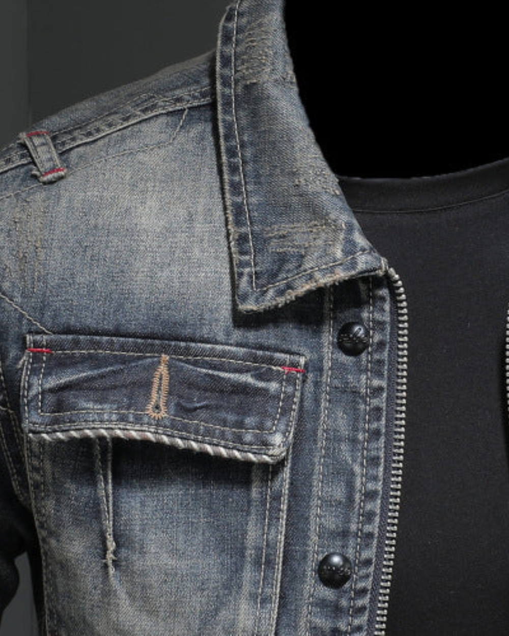 Premium-Denim-Jacke