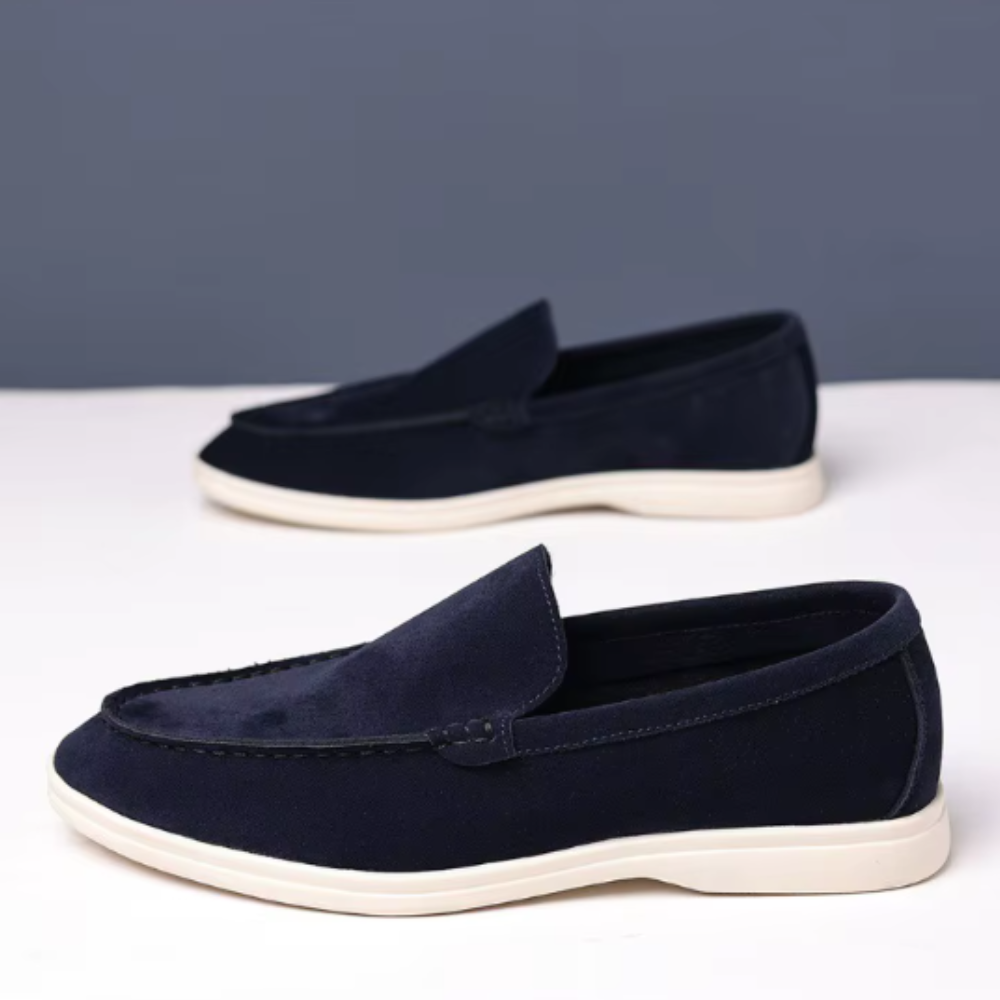 Klassische Wildleder-Loafer