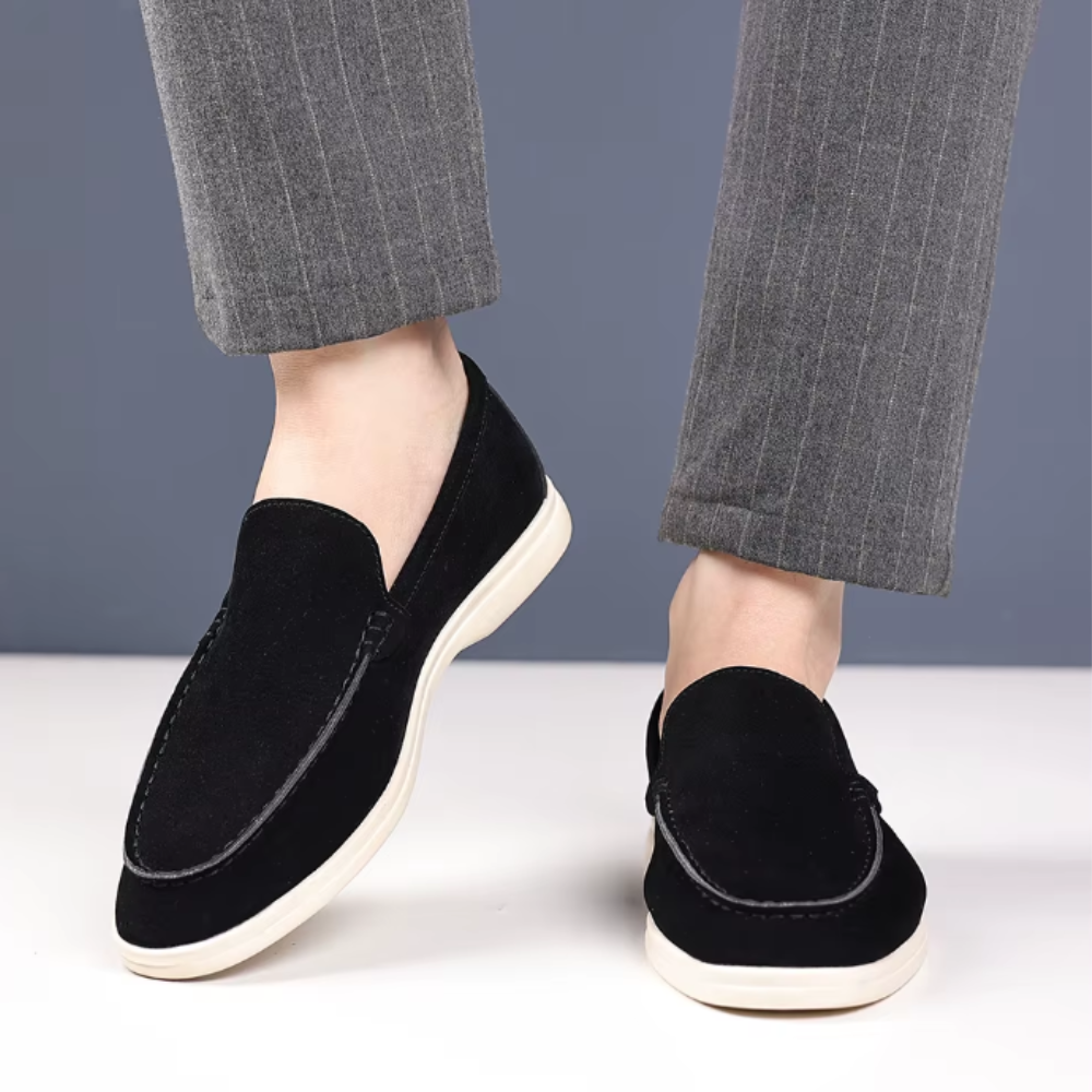 Luxuriöse Wildleder-Loafer